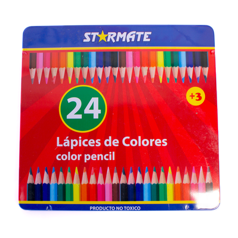 Color Pencil Set 24pcs - STR-1014