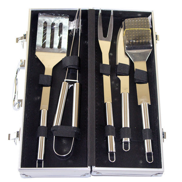BBQ Tool Set (5pcs Stainless Steel) - 4926