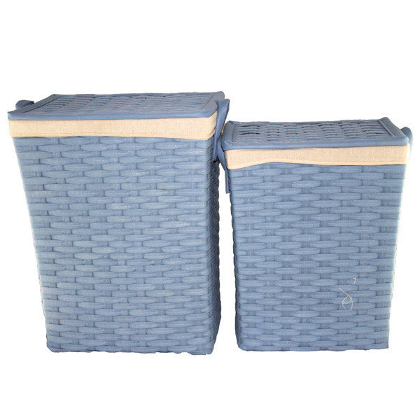 Cloth weaved basket 2pc set - CF-3945
