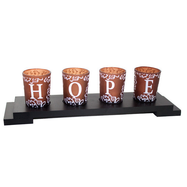 LED Candle 4pc Set (HOPE) - CY002