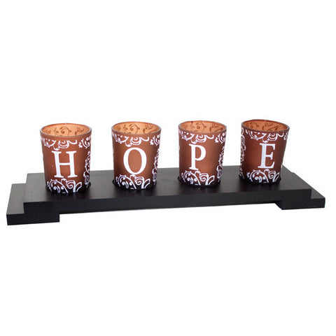 LED Candle 4pc Set (HOPE) - CY002