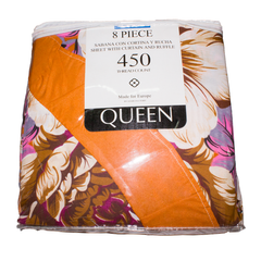 Sabana Queen Sheet & Curtain Set - J-751Q