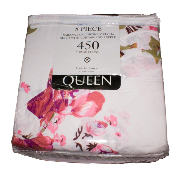 Sabana Queen Sheet & Curtain Set - J-751Q