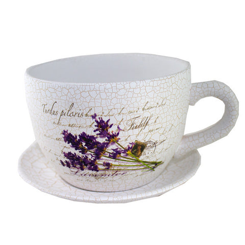 Flower Pot w/Tray - QY15084-3