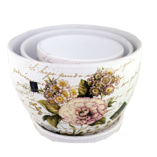Flower Pot (Asst Sizes) - QY15087