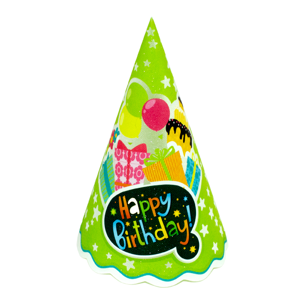 Birthday Light Up Hat (12pk) - LU-HAT001