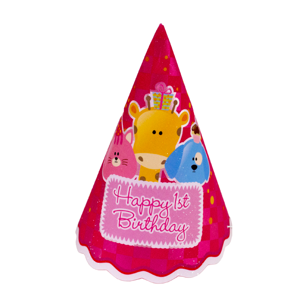 Birthday Light Up Hat (12pk) - LU-HAT001