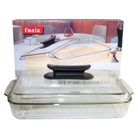 Glass Ovenware w/lid (3L) - 8095