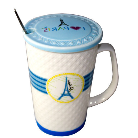 Mug wCover & Spoon - HY087