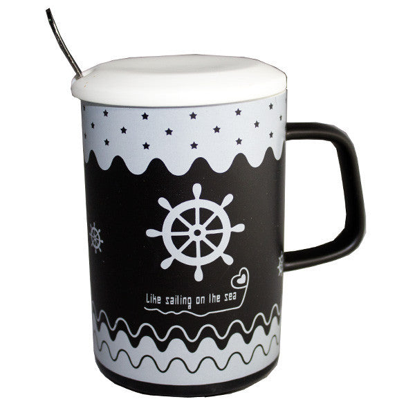 Mug wCover & Spoon - XY046